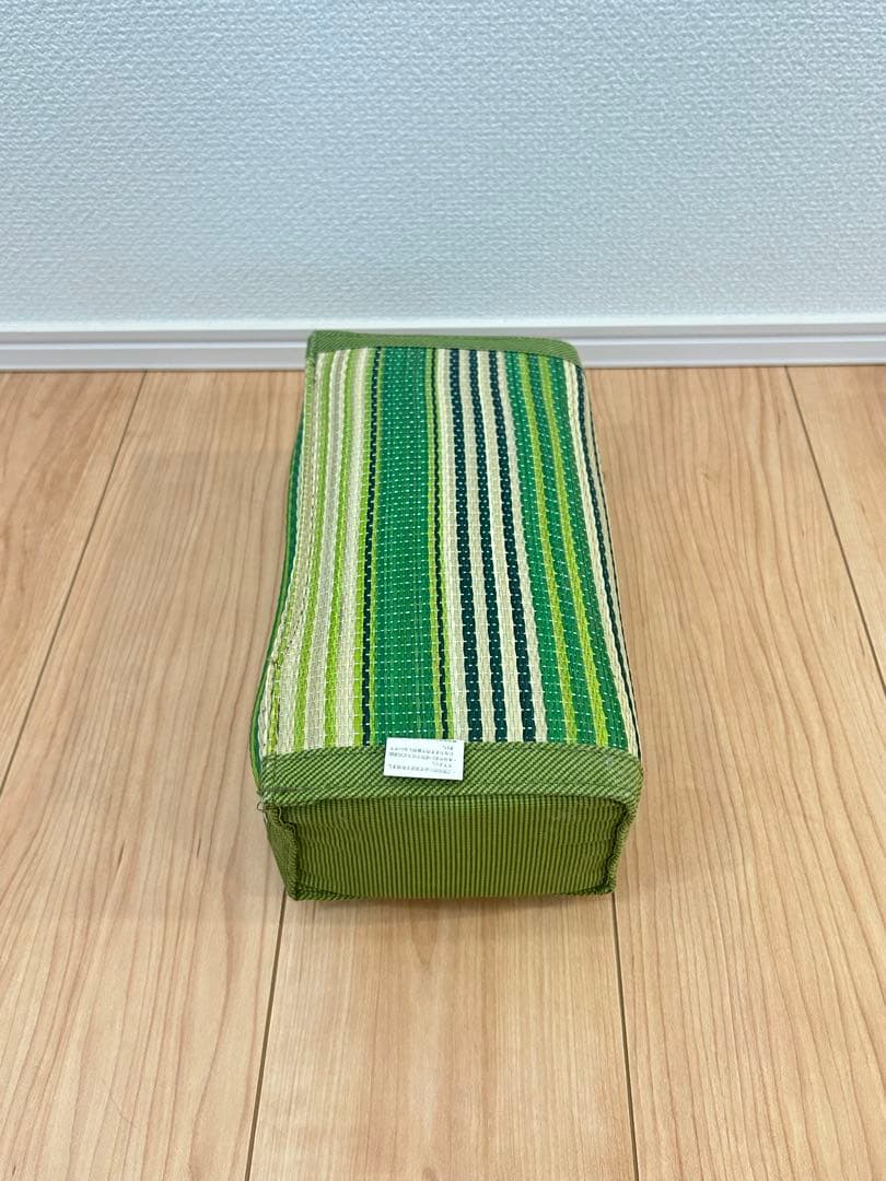 【美品】ねこ柄　い草まくら　〜黒猫とミケ〜