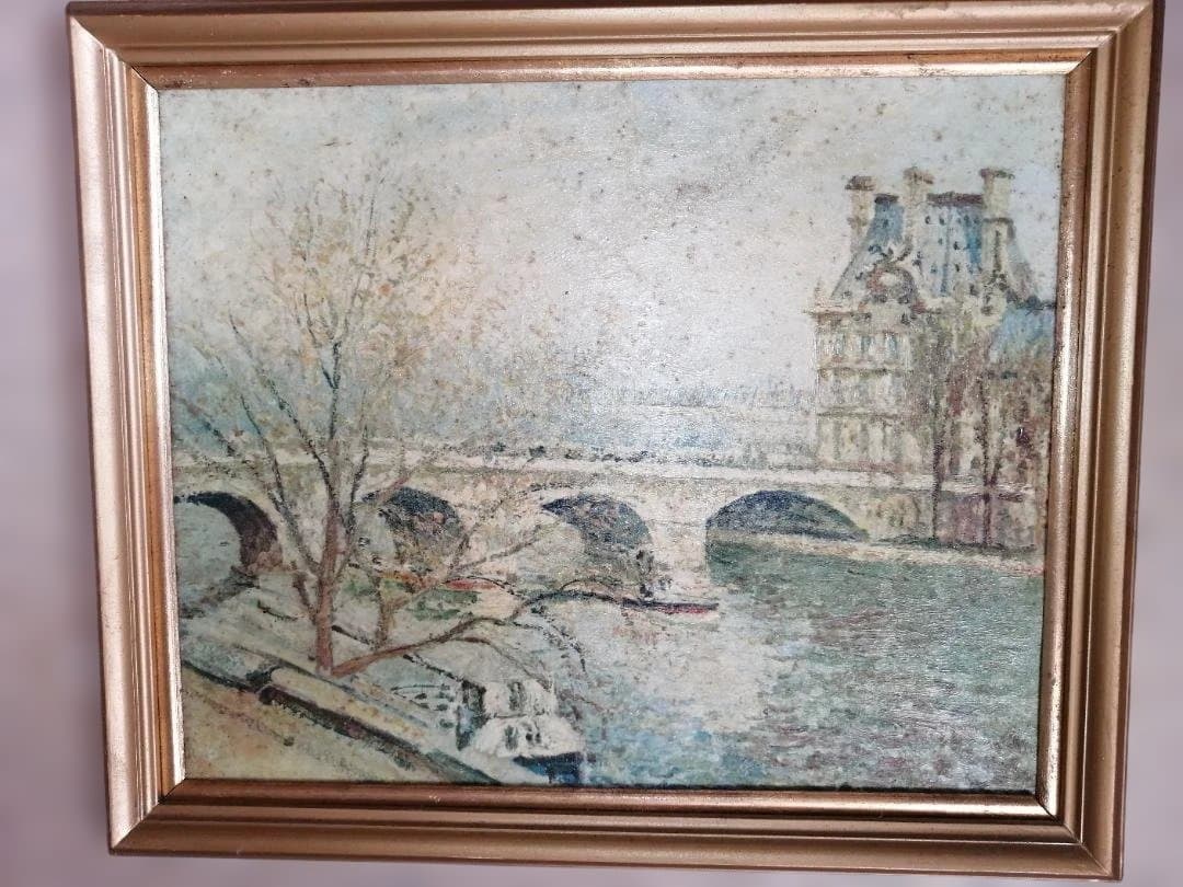 複製画 カミーユ・ピサロ「ポン・ロワイヤルとパヴィヨン・ド