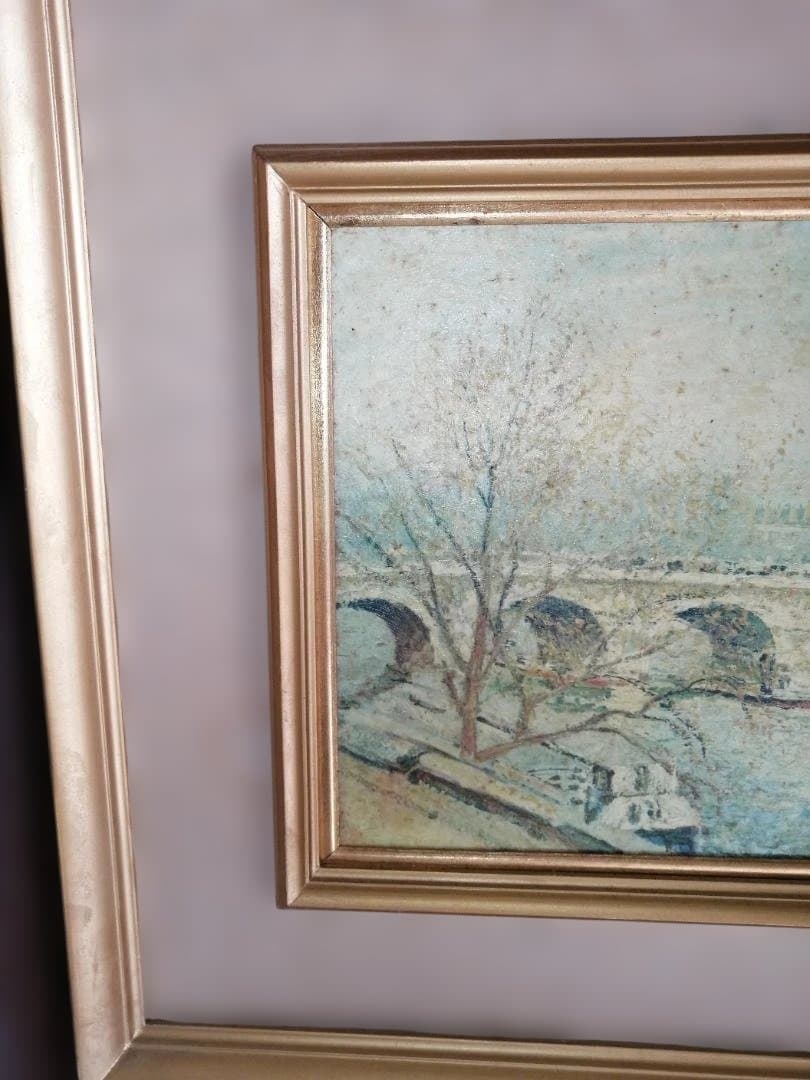 複製画 カミーユ・ピサロ「ポン・ロワイヤルとパヴィヨン・ド