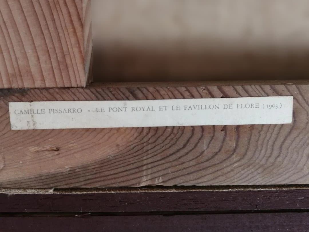 複製画 カミーユ・ピサロ「ポン・ロワイヤルとパヴィヨン・ド