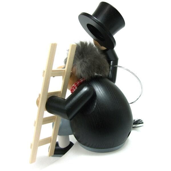 ドイツ製　木製　ヴィンテージ　パイプ人形　煙り出し人形　煙突掃除屋さん