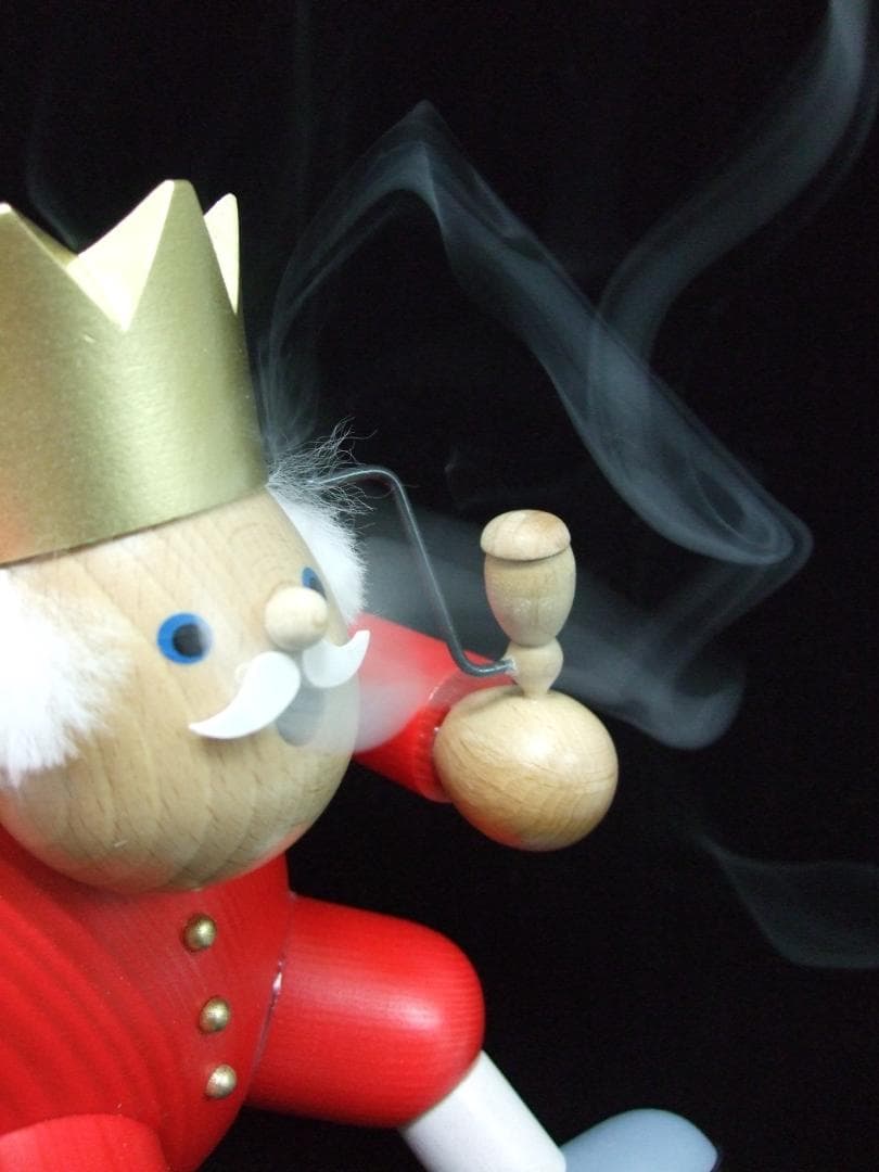 ドイツ製　木製　ヴィンテージ　パイプ人形　煙り出し人形　煙突掃除屋さん