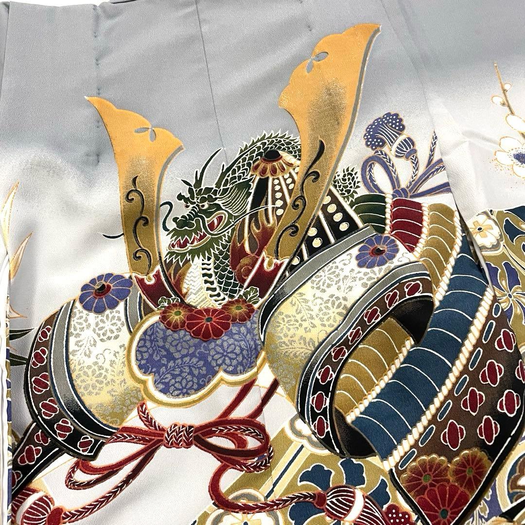 七五三 羽織セット 男の子 羽織 着物 長襦袢 半衿付き 5歳 No.131