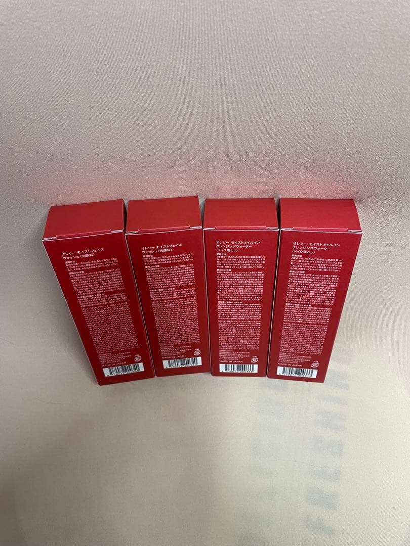 オレリー　オイルインクレンジングウォーター ✖️2、フェイスウォッシュ✖️2