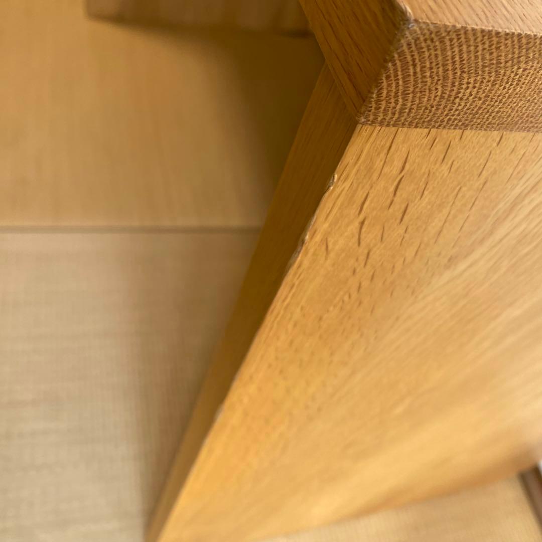 廃盤品　無印良品　MUJI コの字　デスク　無垢材デスク　テーブル　オーク材