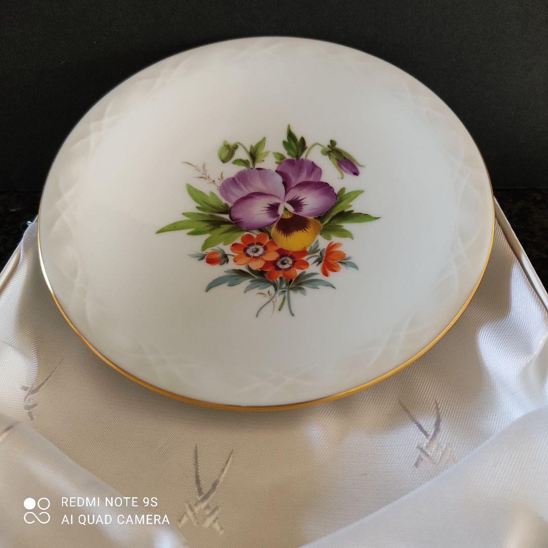 マイセン　壁掛けプレート　絵皿　ハナ№6