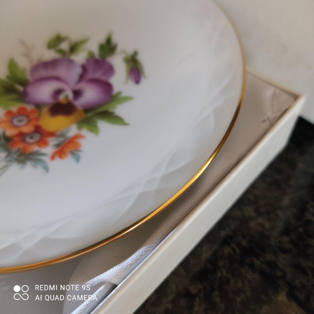 マイセン　壁掛けプレート　絵皿　ハナ№6