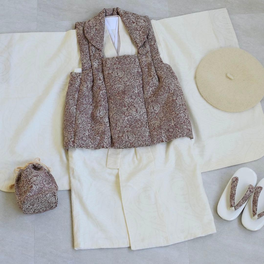 七五三　3歳　被布コート　セット 女の子 utatane 正月　お正月　初詣