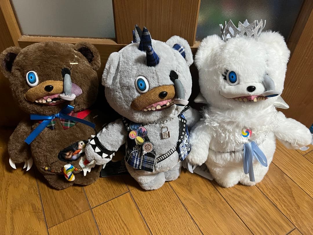 USJ 限定 ハミクマ ハミクマソウル ハミクマパンク ぬいぐるみ 3体