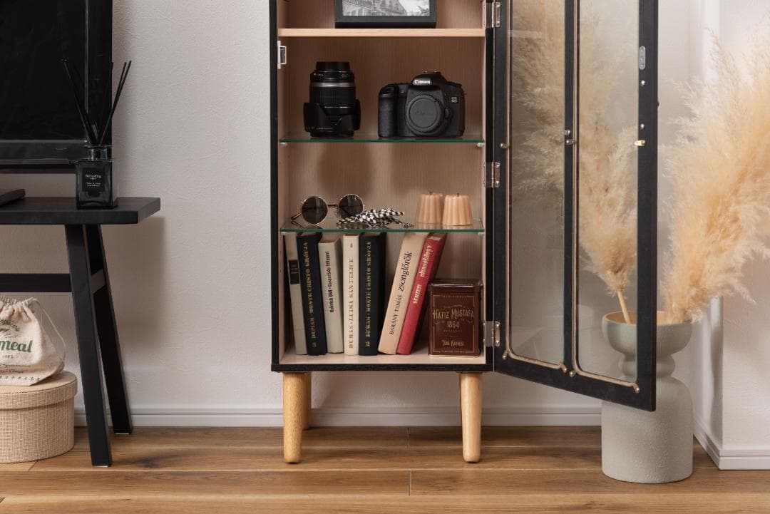 コレクションシェルフ/BK/収納棚 コレクションケース ショーケース