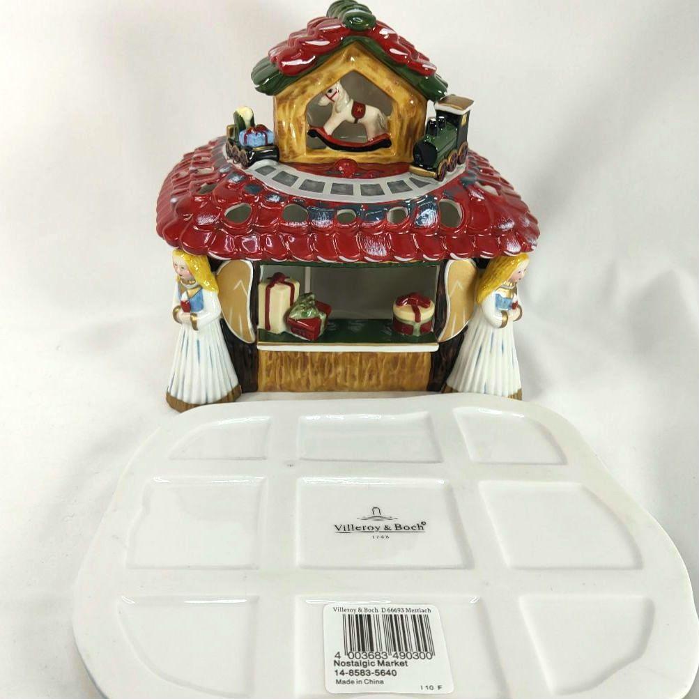 レア！極美品✨ビレロイアンドボッホ 陶器製クリスマスキャンドルハウス
