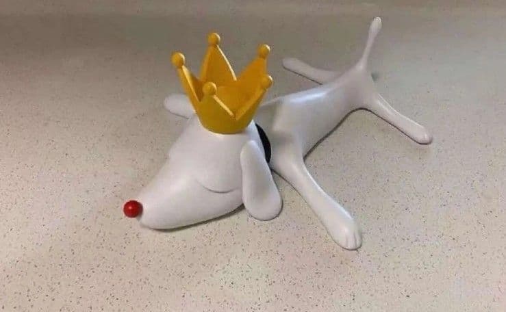 奈良美智 デザイン フィギュア 犬 白 あおもり犬 アート 置物 オブジェ