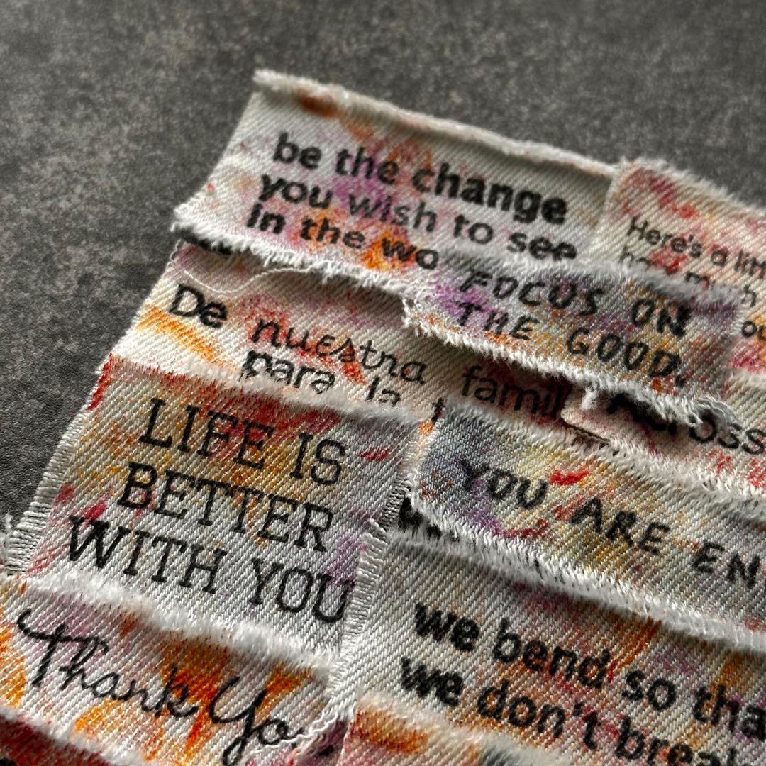 A50 デニムタグ　ペイントデニム　20枚