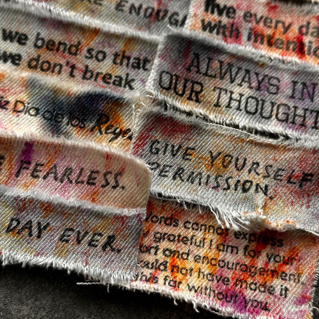 A50 デニムタグ　ペイントデニム　20枚