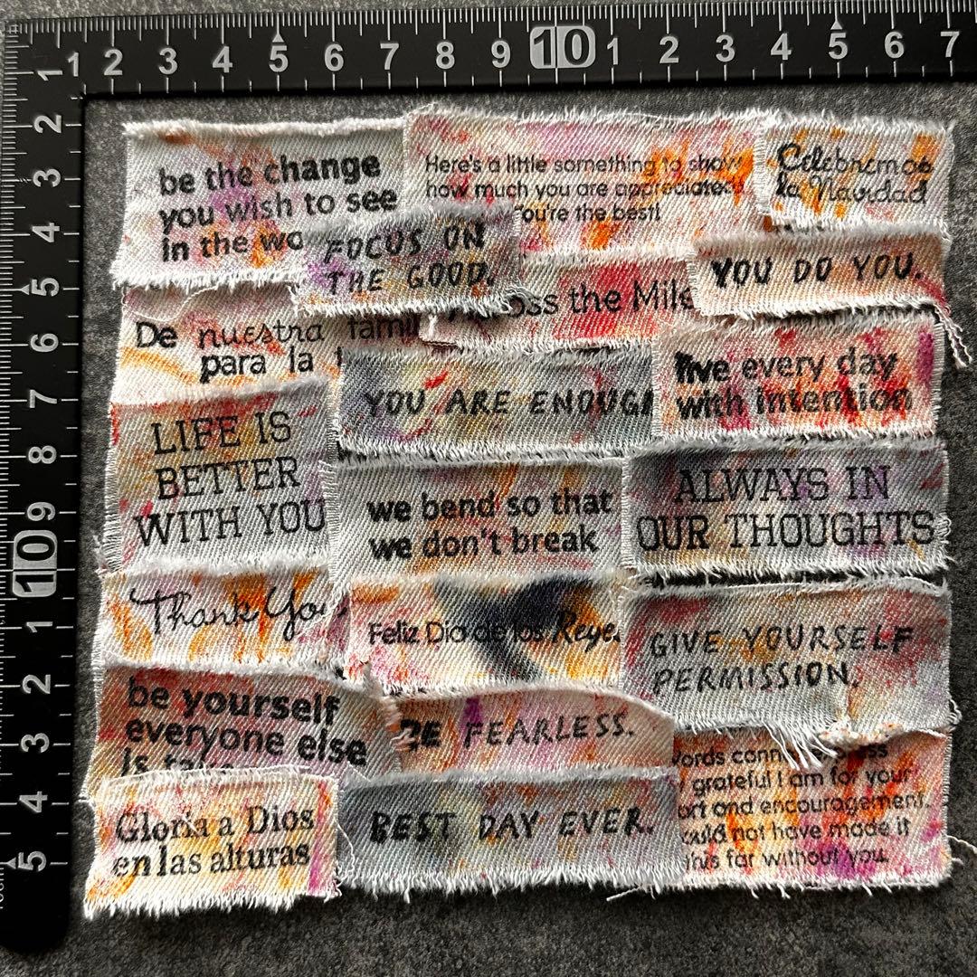 A50 デニムタグ　ペイントデニム　20枚