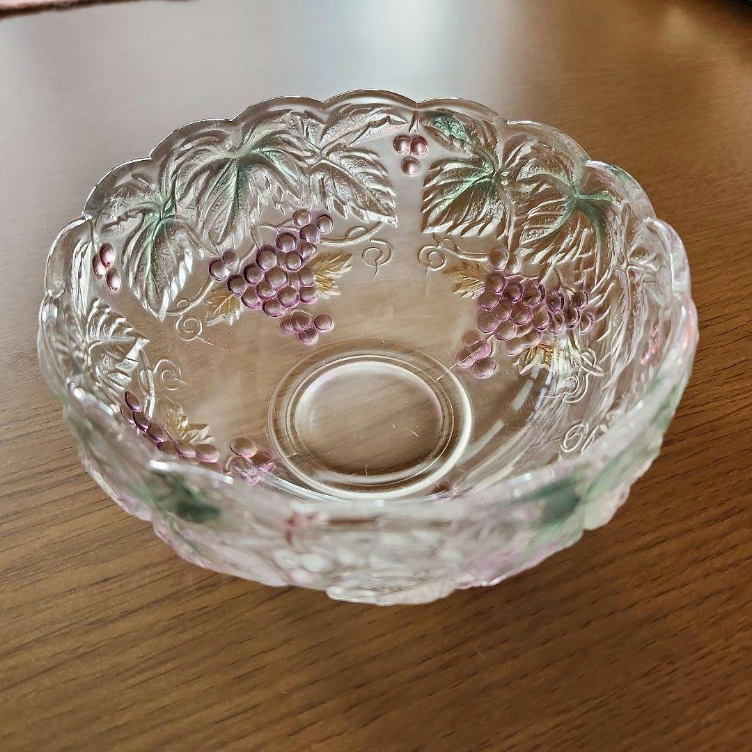 美品】HOYA クリスタル ガラスボウル ぶどう柄 中鉢 昭和レトロ - メルカリ