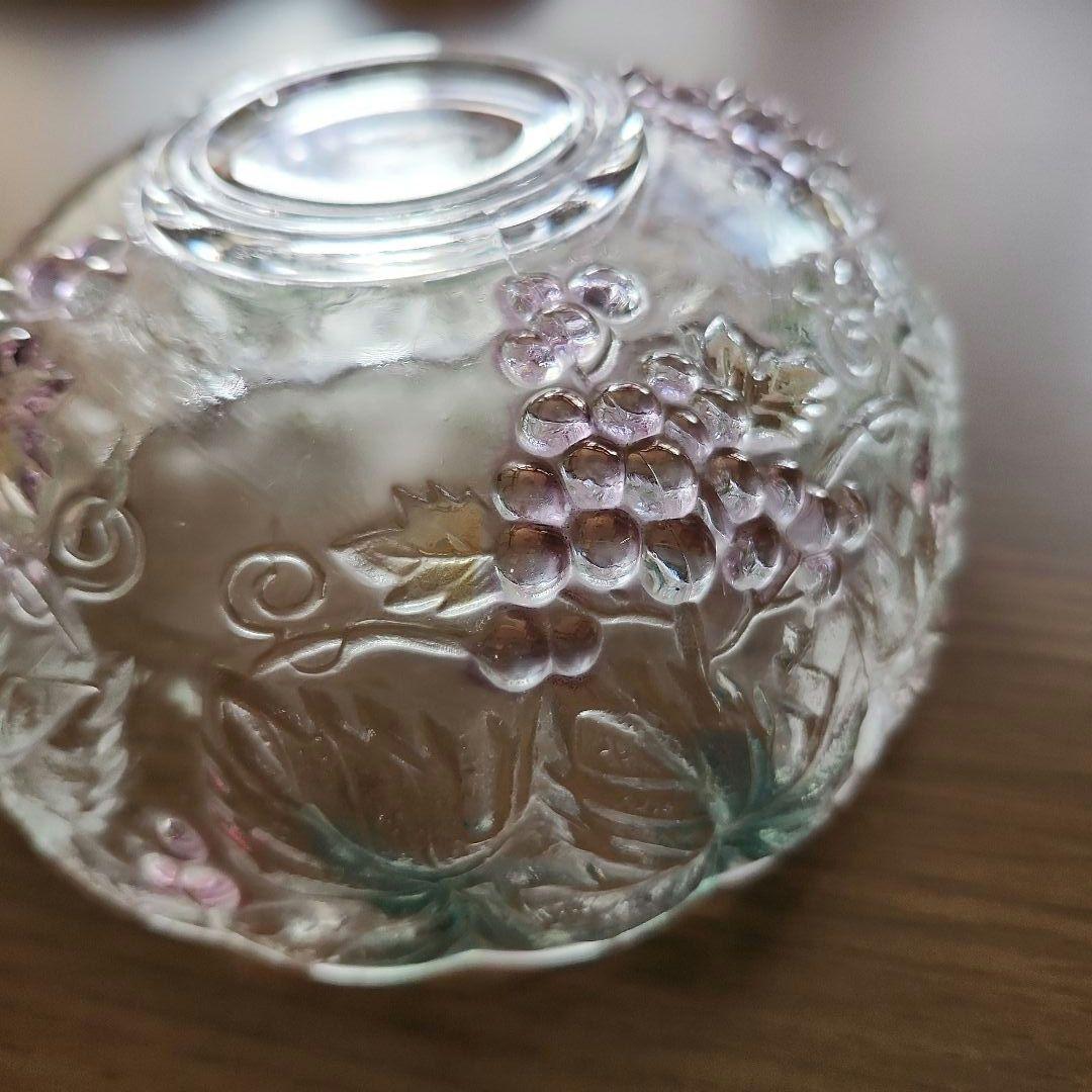 美品】HOYA クリスタル ガラスボウル ぶどう柄 中鉢 昭和レトロ - メルカリ