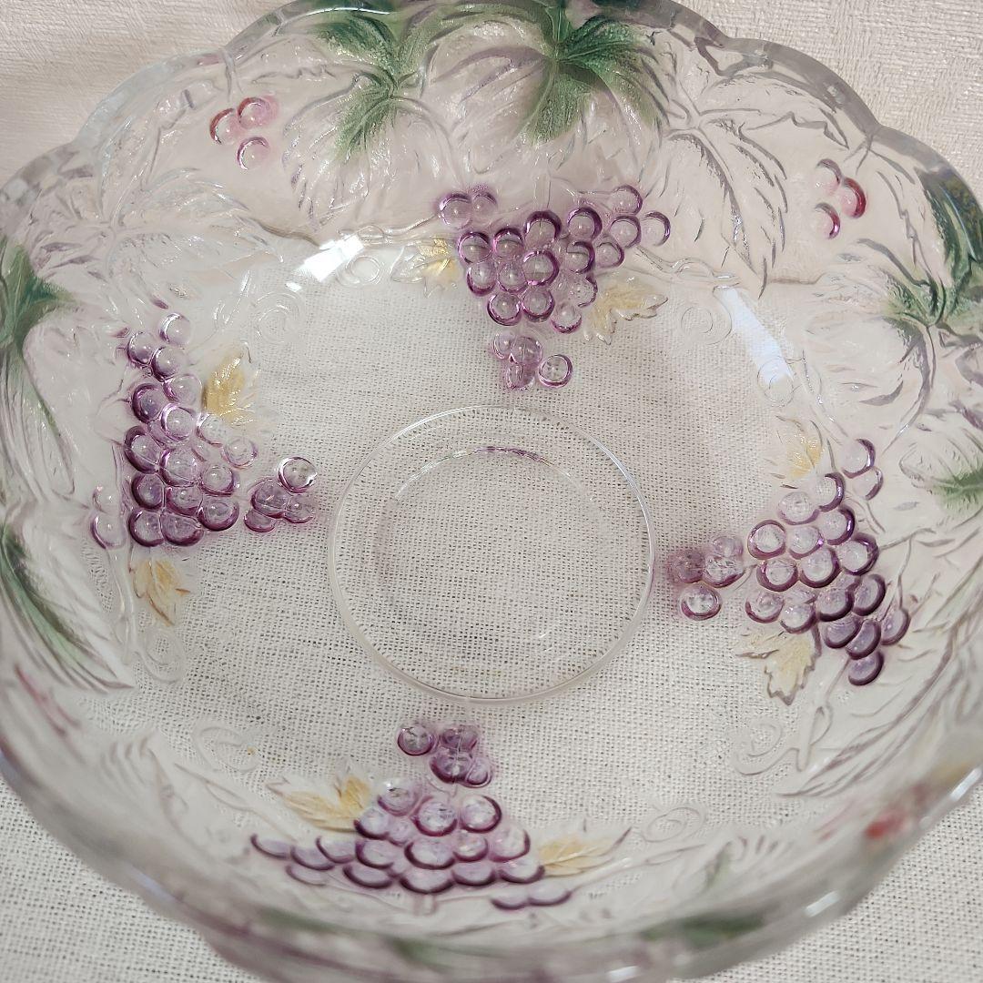 美品】HOYA クリスタル ガラスボウル ぶどう柄 中鉢 昭和レトロ - メルカリ