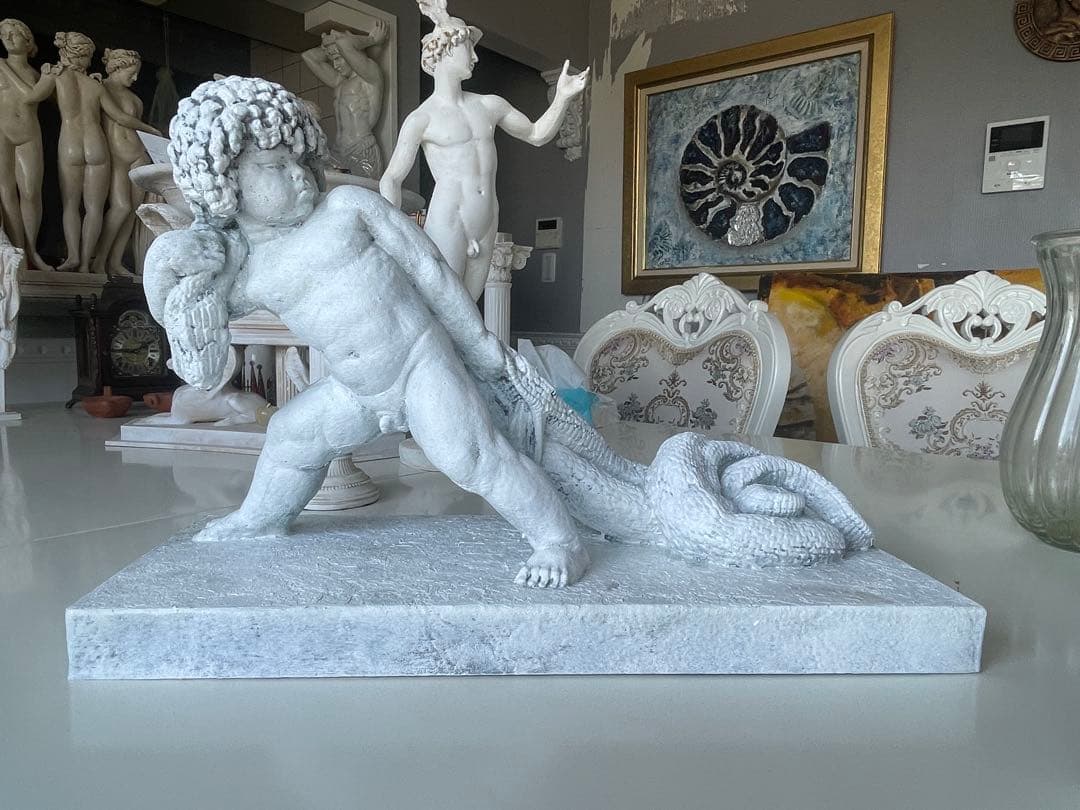 赤ちゃんヘラクレスが蛇を絞め殺す Hercules 40х27сm - メルカリ