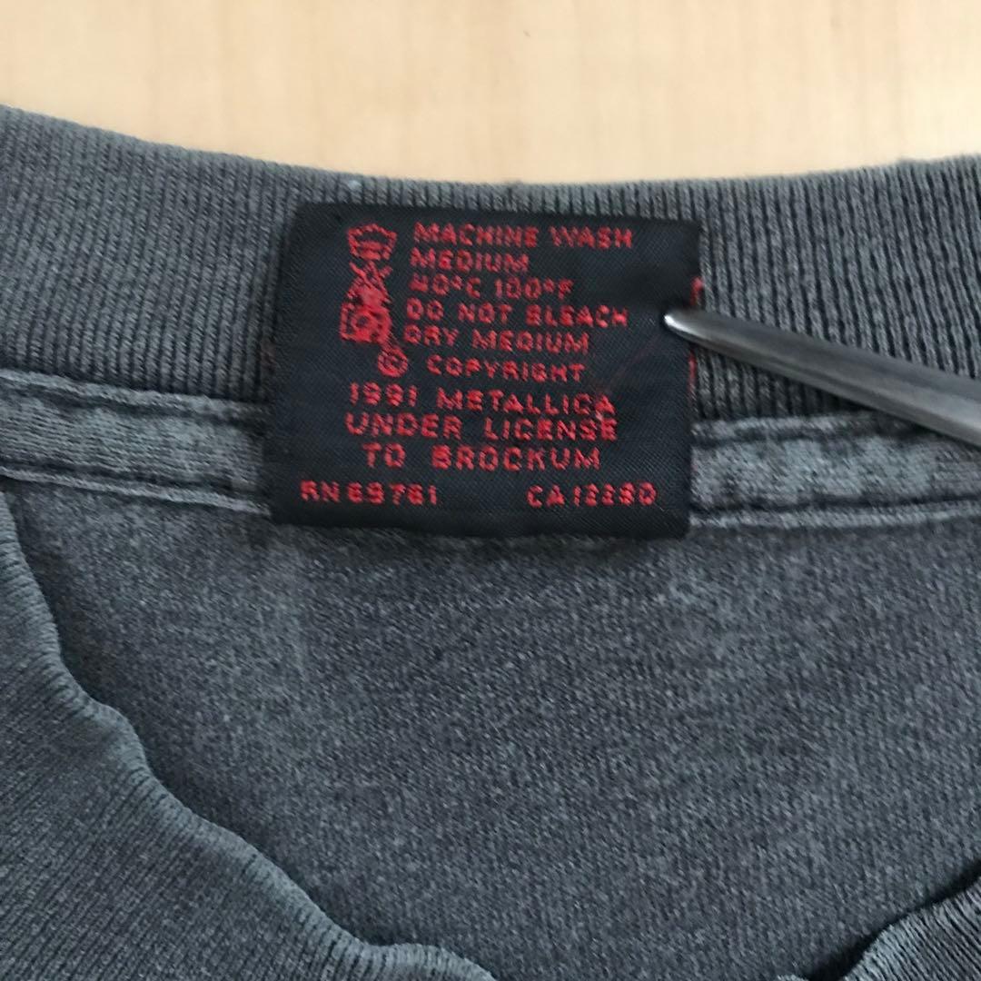 本物!! METALLICA 1992年製 メタリカ ヴィンテージ Tシャツ - メルカリ