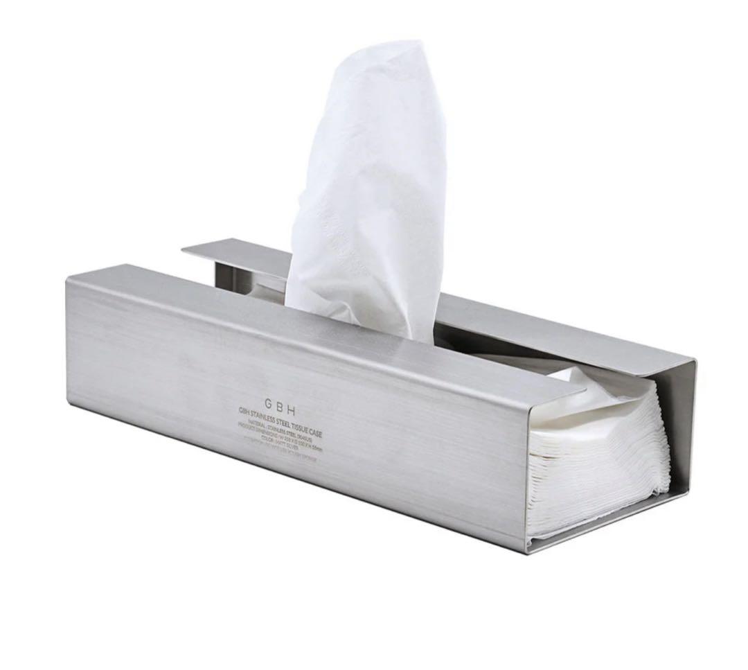 GBH STAINLESS STEEL ティッシュケース&トラベルセット