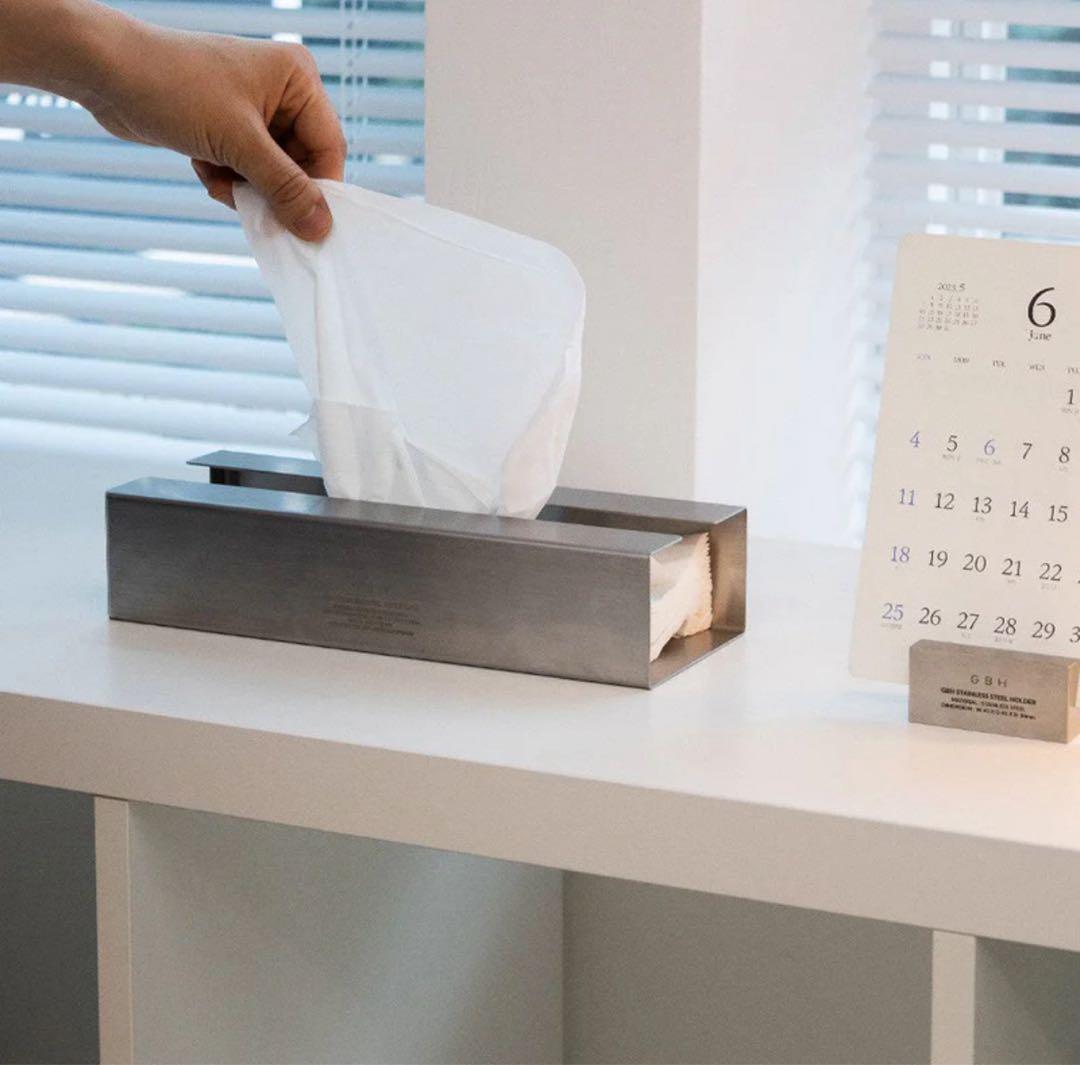 GBH STAINLESS STEEL ティッシュケース&トラベルセット