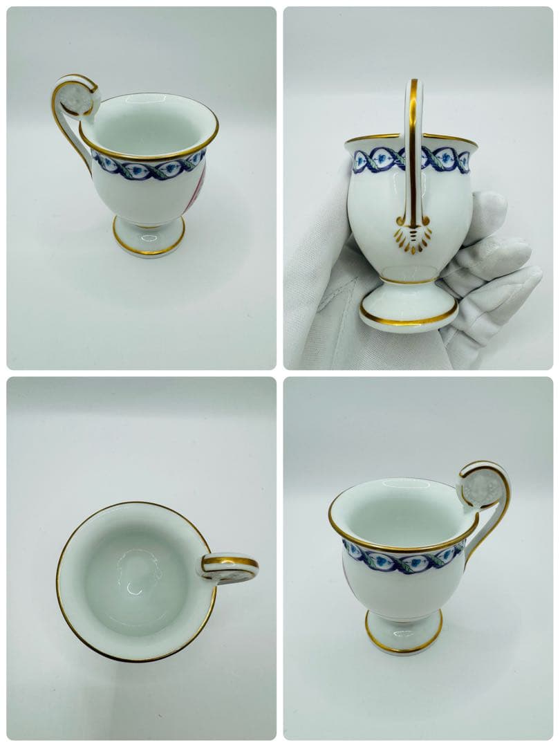 希少 リチャードジノリ メダイオン アンピール 5客 カップ&ソーサー