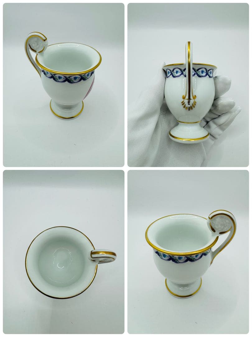 希少 リチャードジノリ メダイオン アンピール 5客 カップ&ソーサー