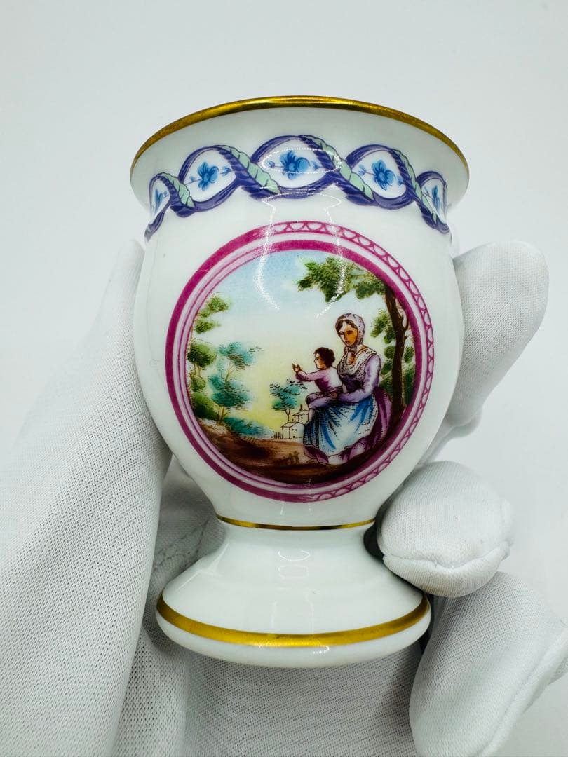 希少 リチャードジノリ メダイオン アンピール 5客 カップ&ソーサー