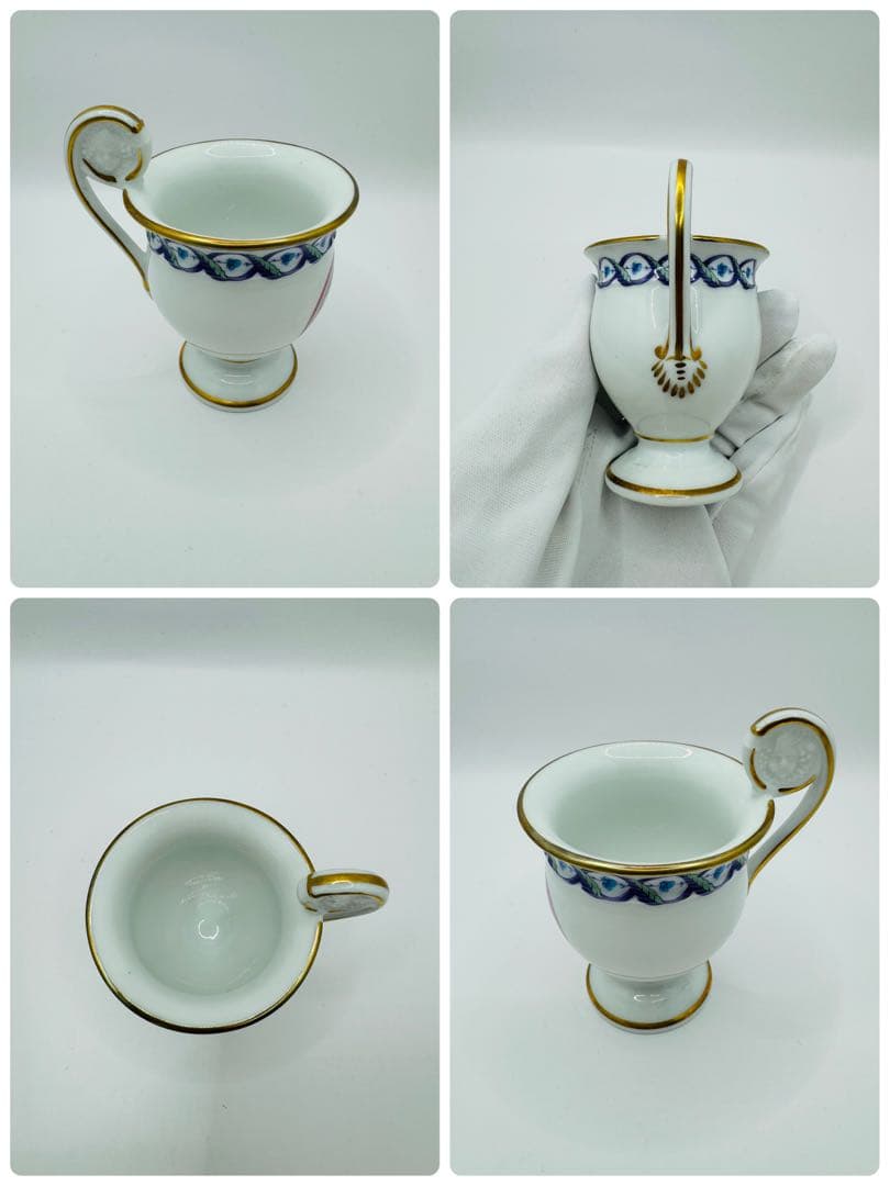 希少 リチャードジノリ メダイオン アンピール 5客 カップ&ソーサー