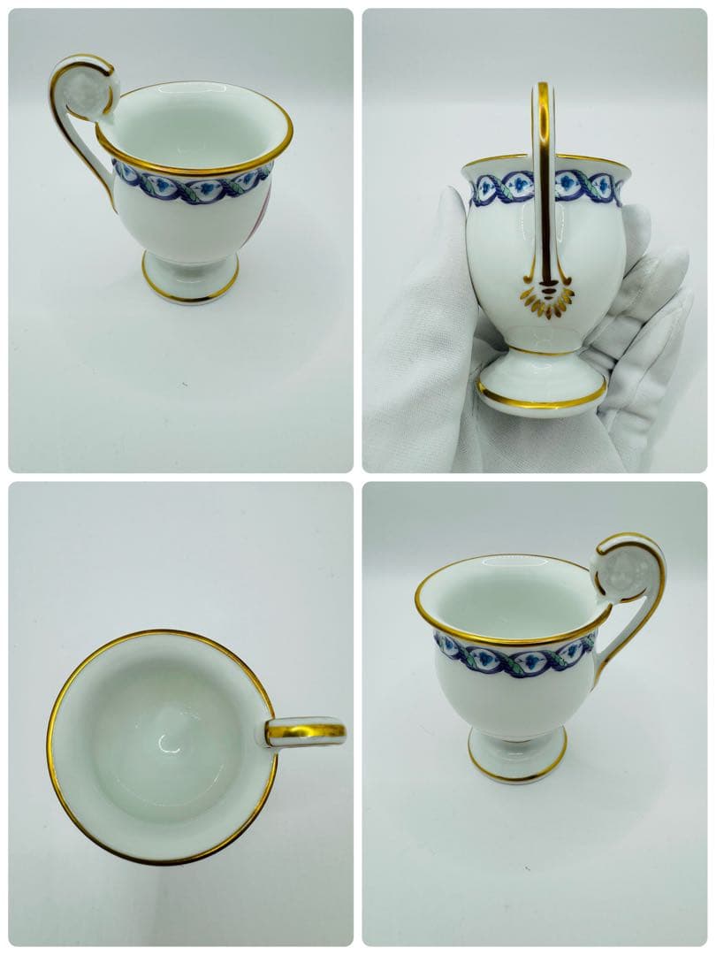 希少 リチャードジノリ メダイオン アンピール 5客 カップ&ソーサー