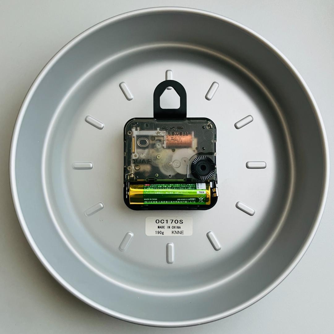 00’S オールドMUJI ミニマリズム アルミクロック