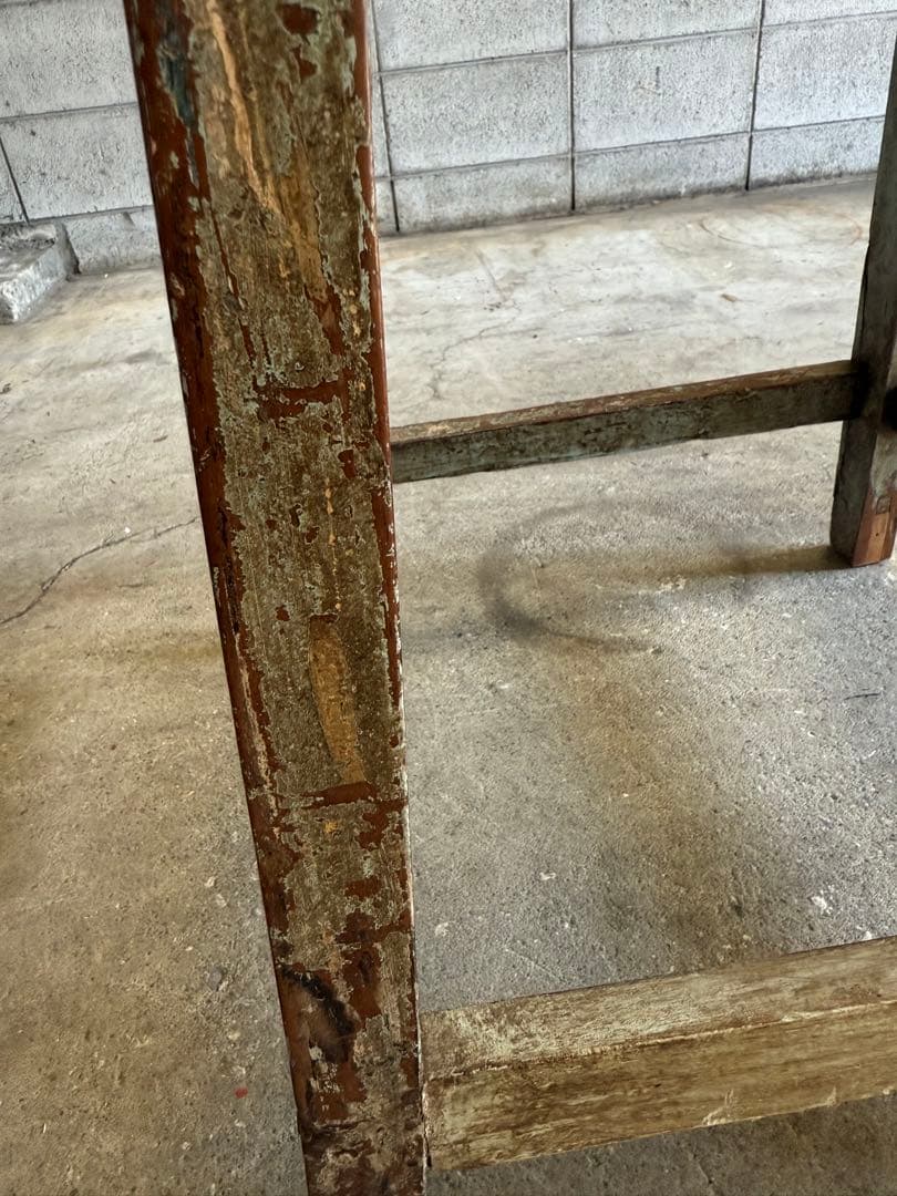 ※値下げ※【展示品】木製ヴィンテージ風スツール