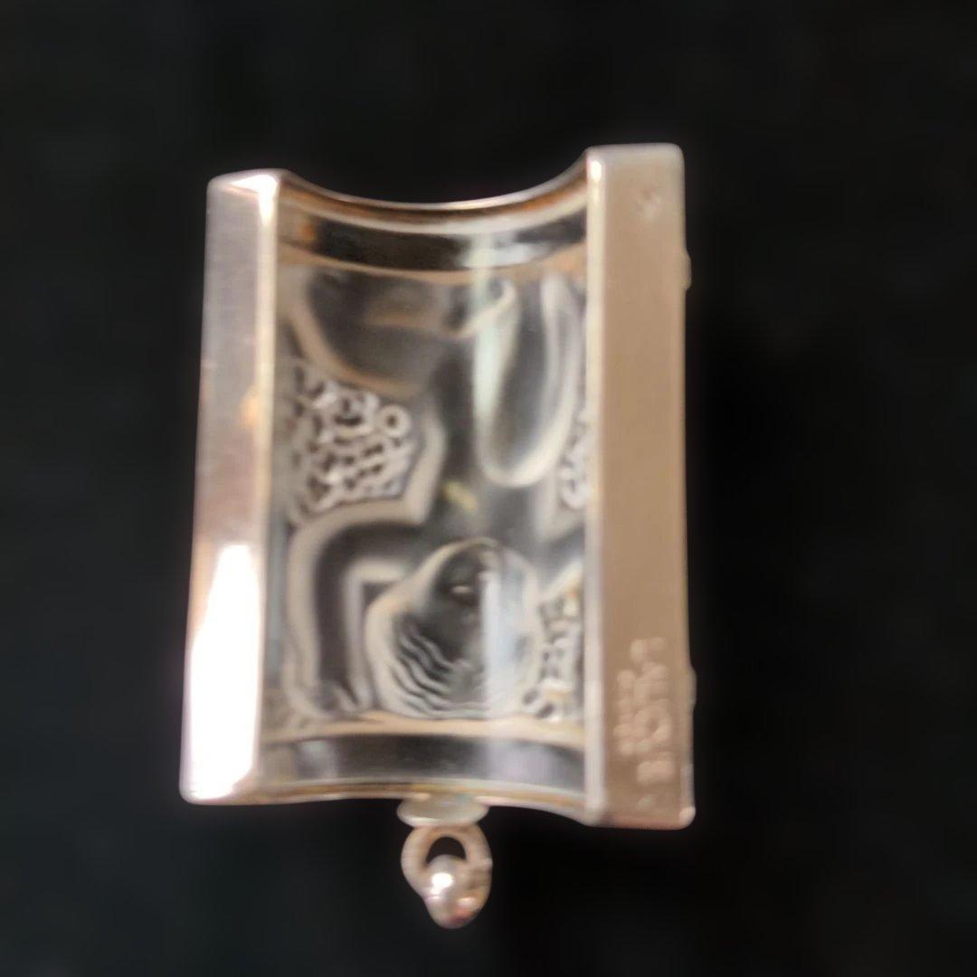 LALIQUE ネックレストップ 水の精　クリスタル、シルバーカラー