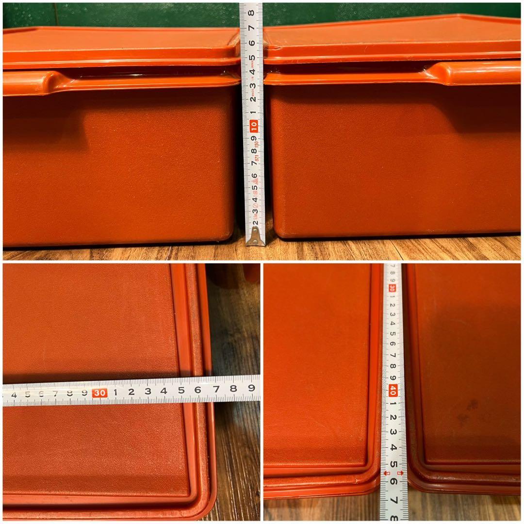 タッパーウェア スーパーケース 特大 インテリア 当時物 容器 昭和レトロ