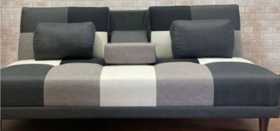 引取限定　神奈川県　美品　パッチワーク柄　ソファーベッド