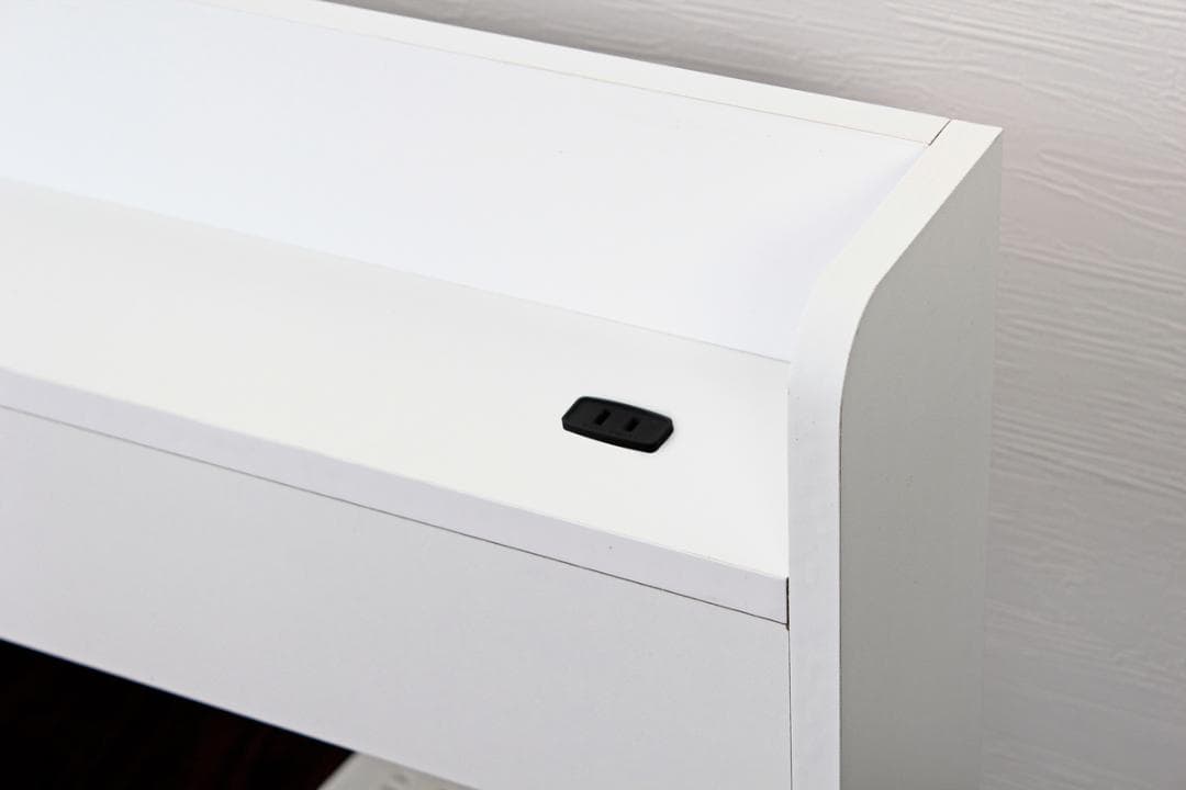 【R】シングル　マットレスなし【収納なし】 送料込み！【ホワイト】