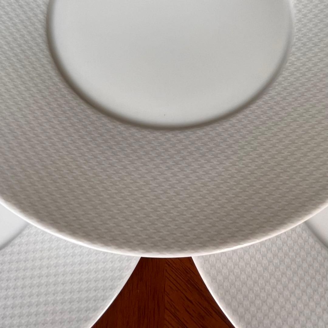 【未使用美品】レイノー★チェック★ディナー皿　4枚