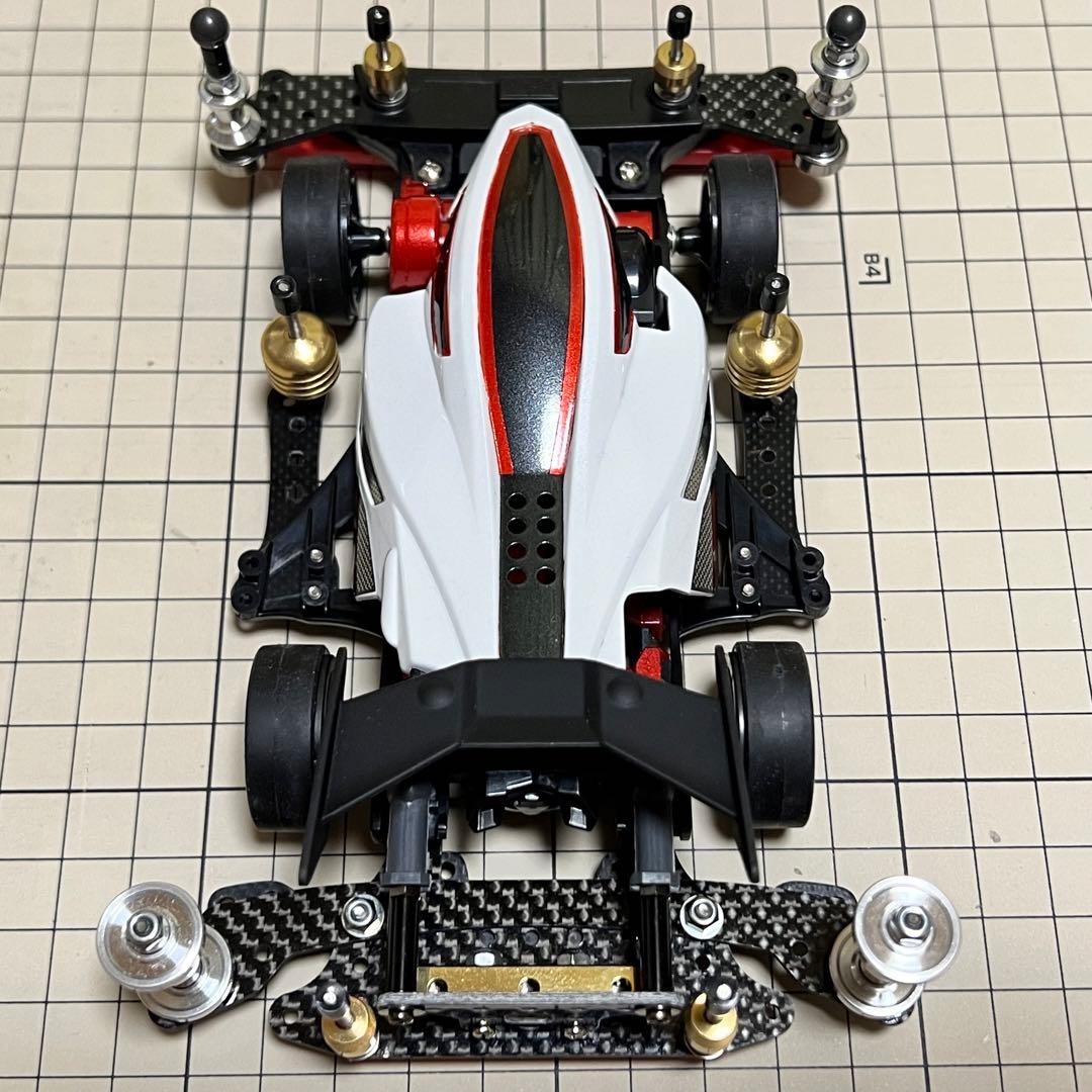 ミニ四駆 完成品 【B-MAX対応 FM-Aシャーシ】デュアルリッジjr - メルカリ
