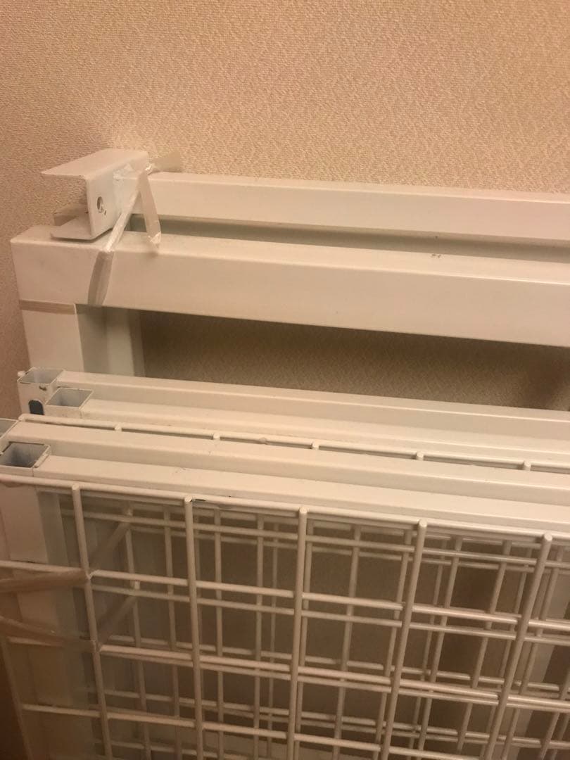 ニトリ　シングル　ベッド　ホワイト