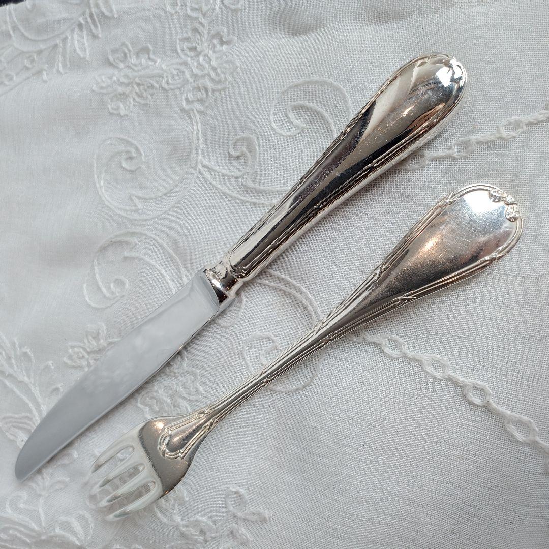 クリストフル　リュバン　ディナーナイフ＆ディナーフォーク　2本組