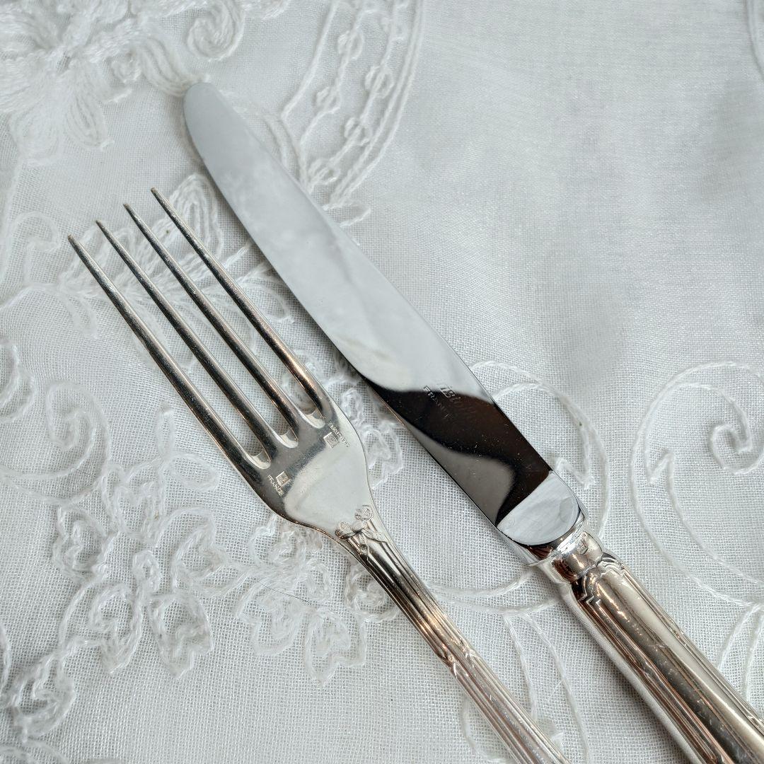 クリストフル　リュバン　ディナーナイフ＆ディナーフォーク　2本組