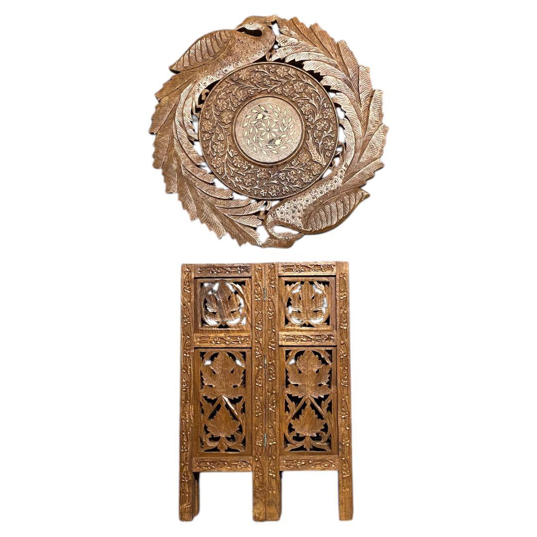 アジアン　サイドテーブル　ミニテーブル　置き台　25い301