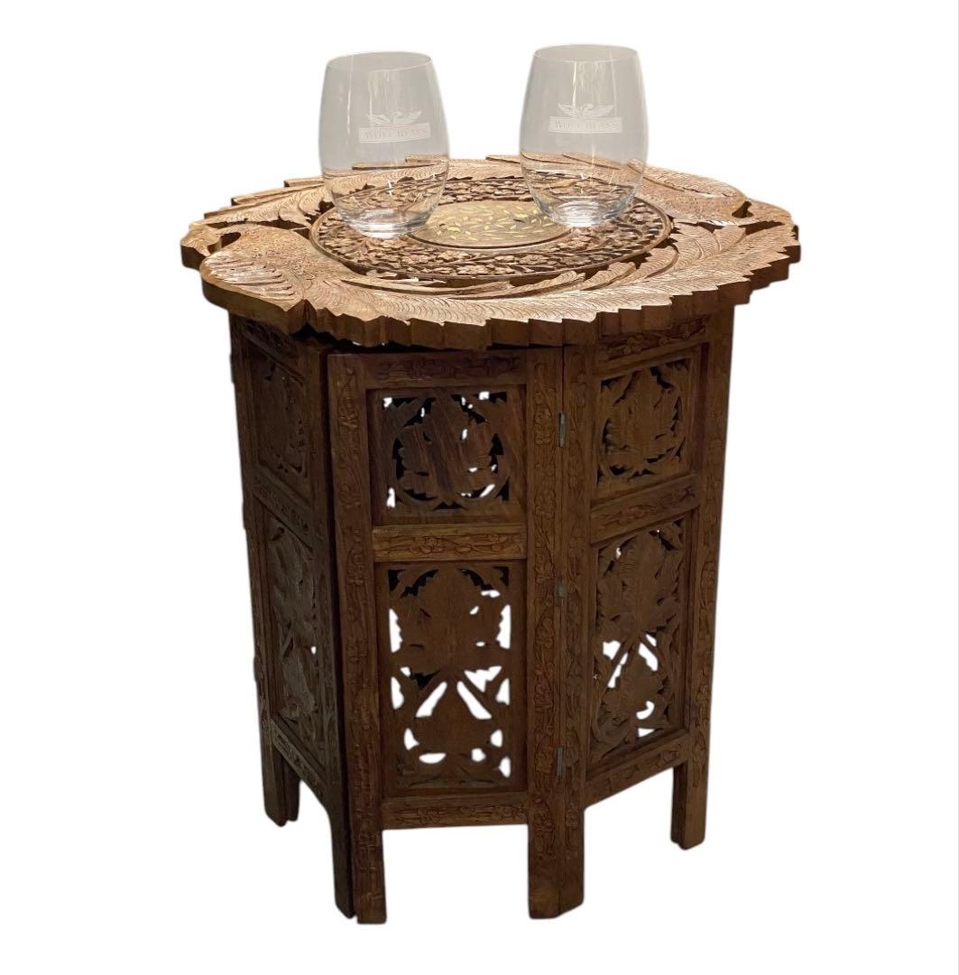 アジアン　サイドテーブル　ミニテーブル　置き台　25い301