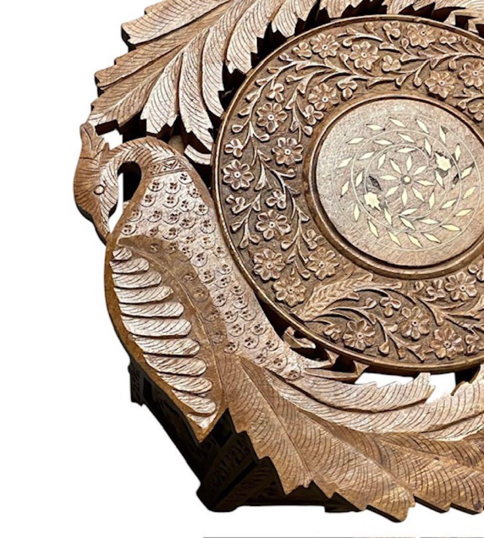 アジアン　サイドテーブル　ミニテーブル　置き台　25い301