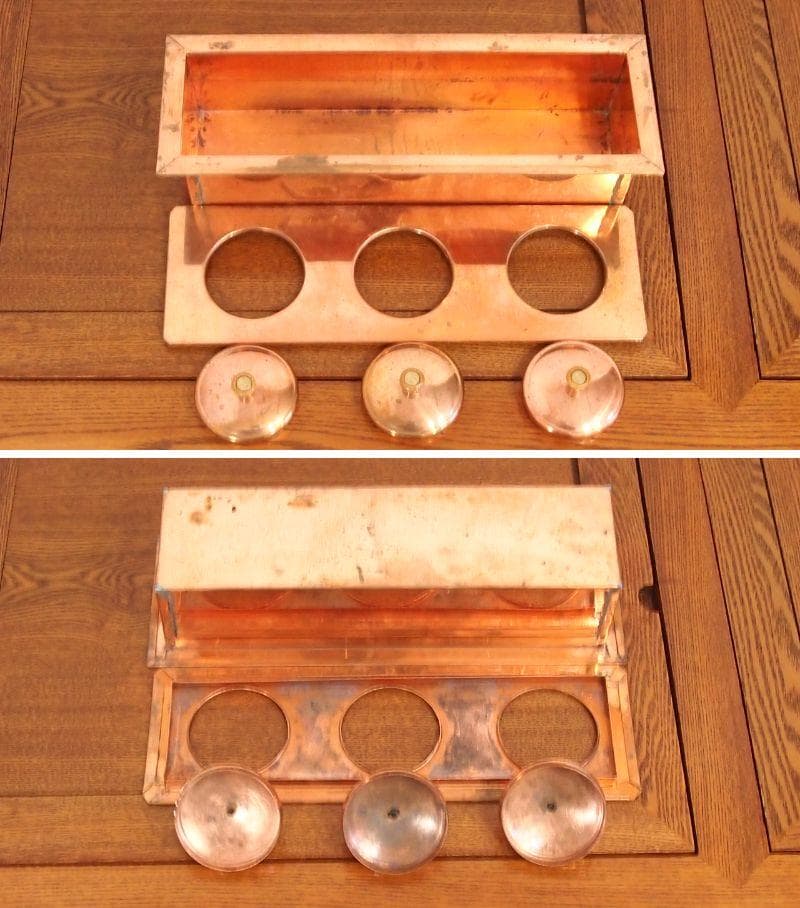 【美品】関西火鉢 囲炉裏テーブル 欅(ケヤキ) 無垢 燗銅壺 他付属品多数 家具