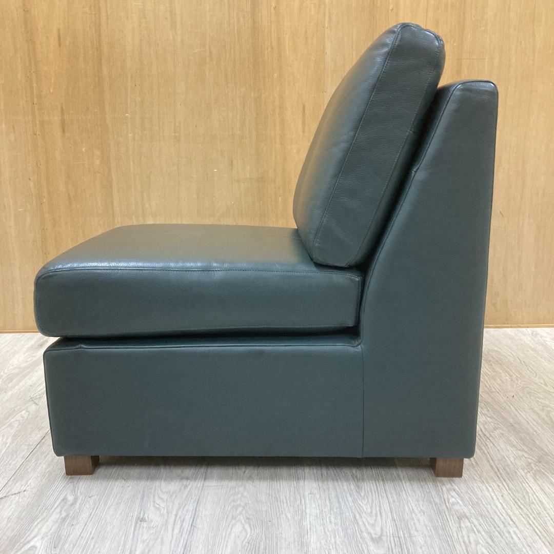 冨士ファニチア　FUJI FURNITURE　総革　1人掛けソファ