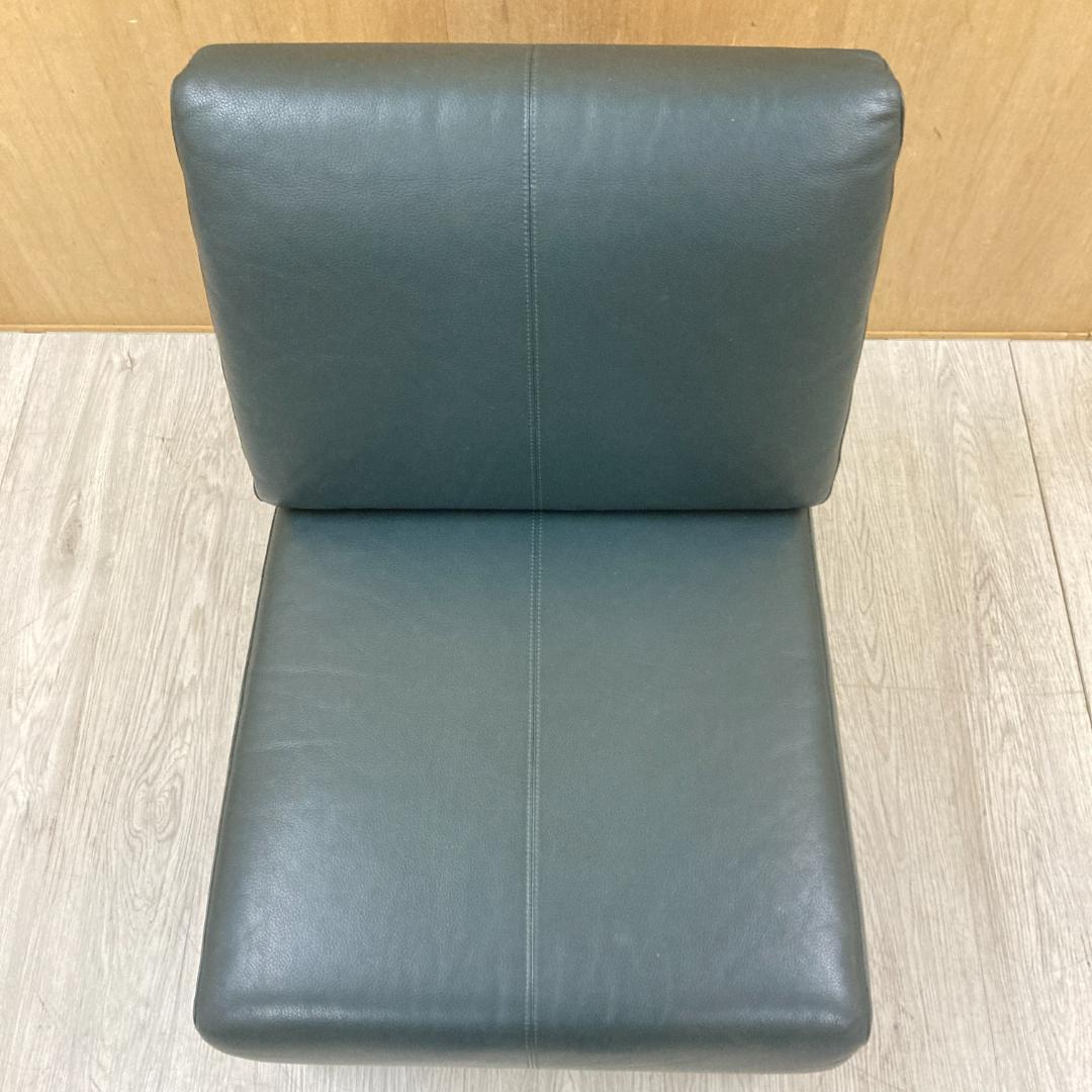 冨士ファニチア　FUJI FURNITURE　総革　1人掛けソファ