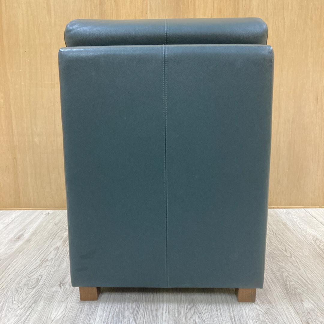 冨士ファニチア　FUJI FURNITURE　総革　1人掛けソファ