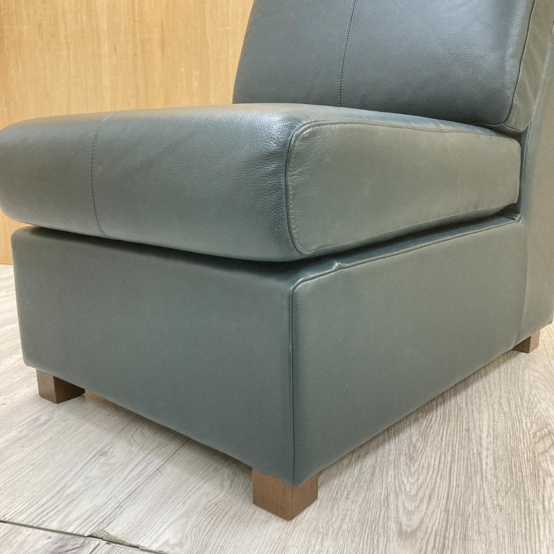 冨士ファニチア　FUJI FURNITURE　総革　1人掛けソファ